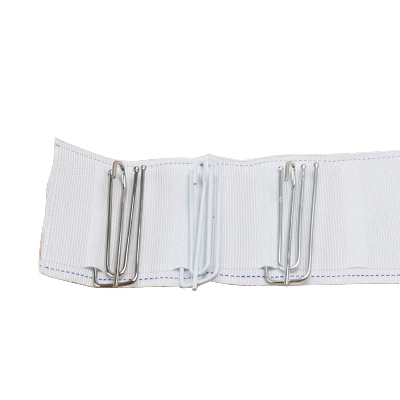 [规格:67*8mm 150只/盒 烤白漆]防锈四爪钩 窗帘配件 四角挂勾钩 窗帘挂钩 窗饰配件