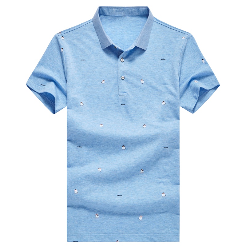 北极绒男士夏季男士短袖t恤翻领polo衫韩版体恤夏天衬衫领半袖