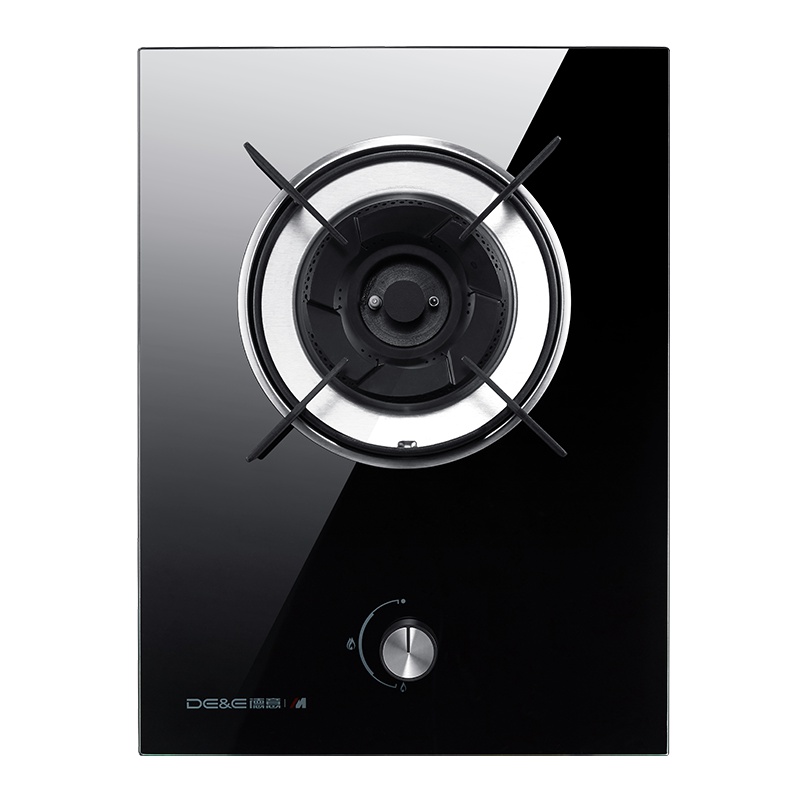 德意(DE&E)燃气灶单灶JZY-760D(液化气)钢化玻璃单眼灶嵌入式单灶煤气灶单个眼台嵌两用式灶4.0Kw大火力