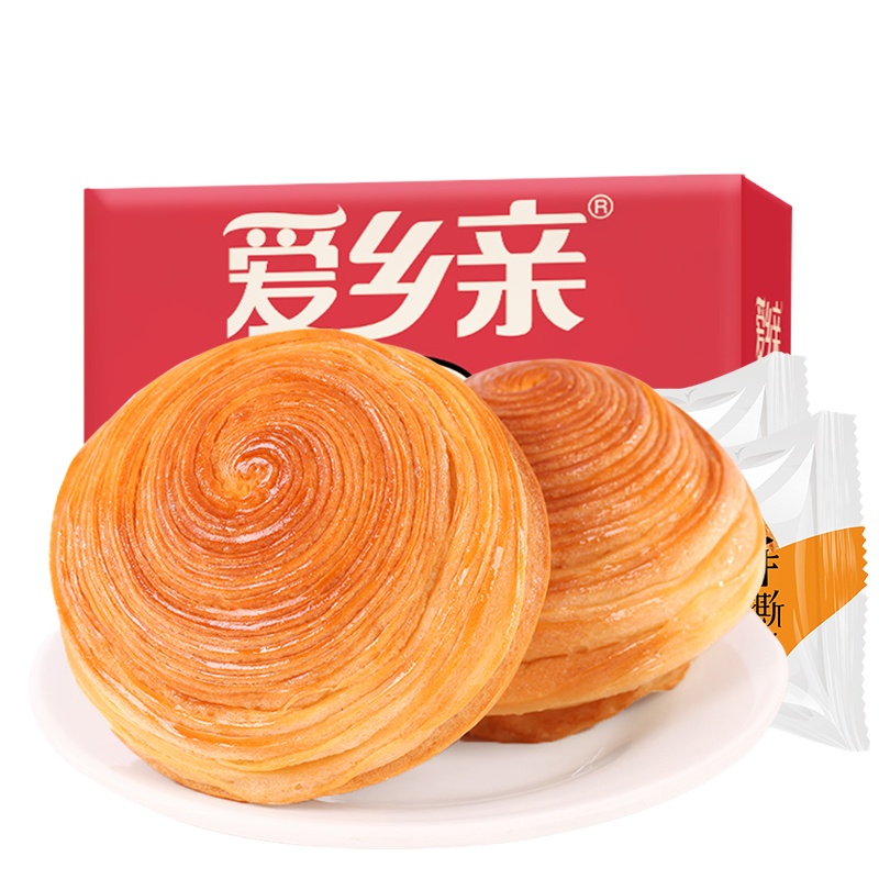 爱乡亲阿锁伯/云的手撕面包1000g奶香原味面包蛋糕饼干早餐糕点原味办公室休闲零食整箱