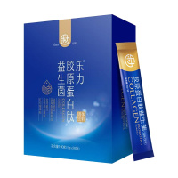乐力鱼胶原蛋白肽益生菌粉进口小分子肽正品非深海口服液 5g*20袋