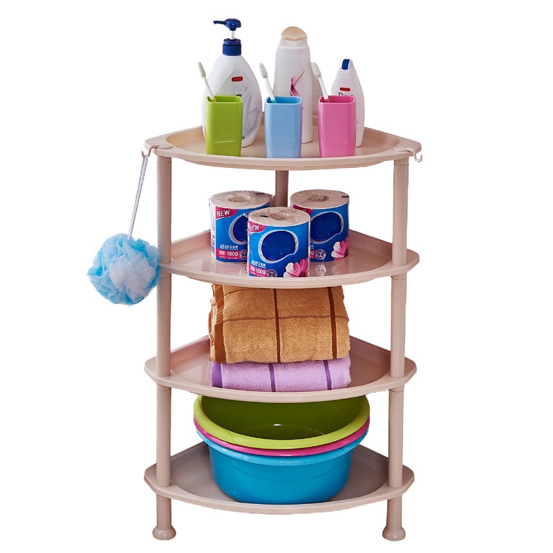 卫生间收纳三角脸盆架