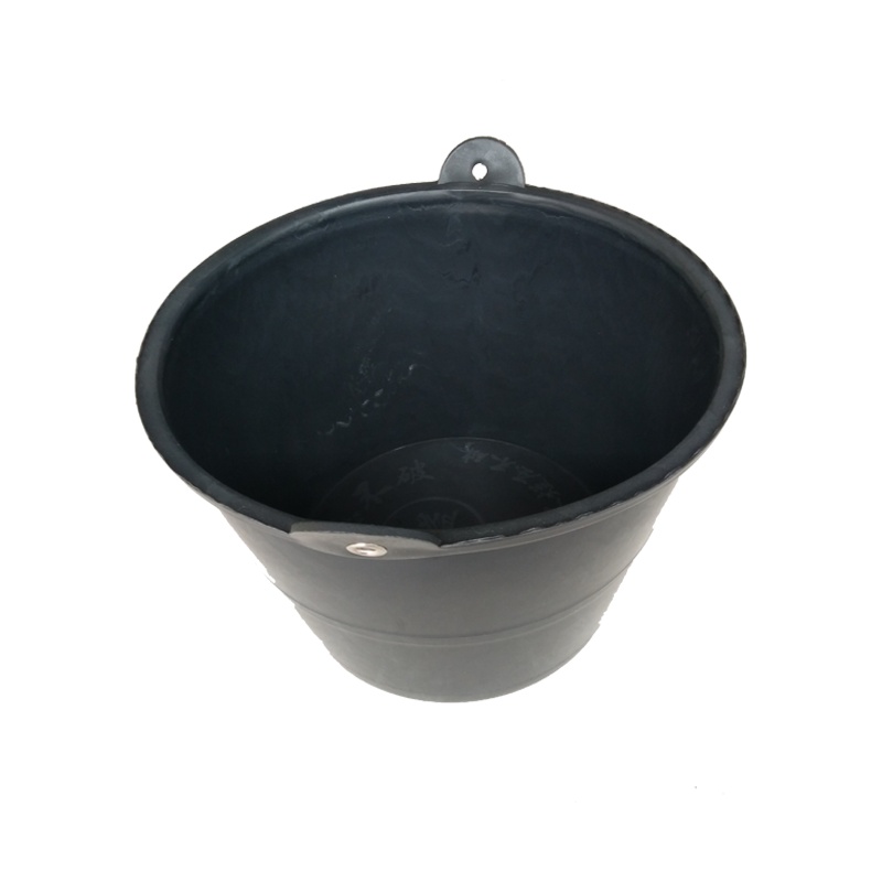 [规格:10个装]厂家直销建筑专用汽车压不破新款黑橡胶气眼正益368牛筋泥桶 小胶桶轮胎桶子