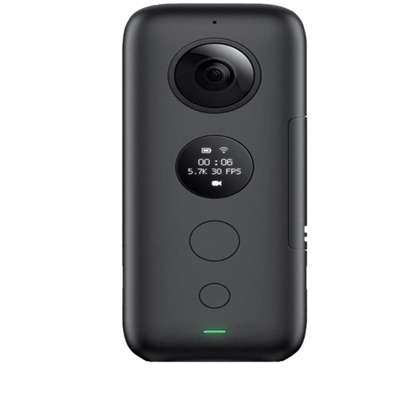 Insta360 one x全景相机5.7K运动相机 高清运动摄像机防抖数码相机户外直播 ONE X+64G内存卡+自拍