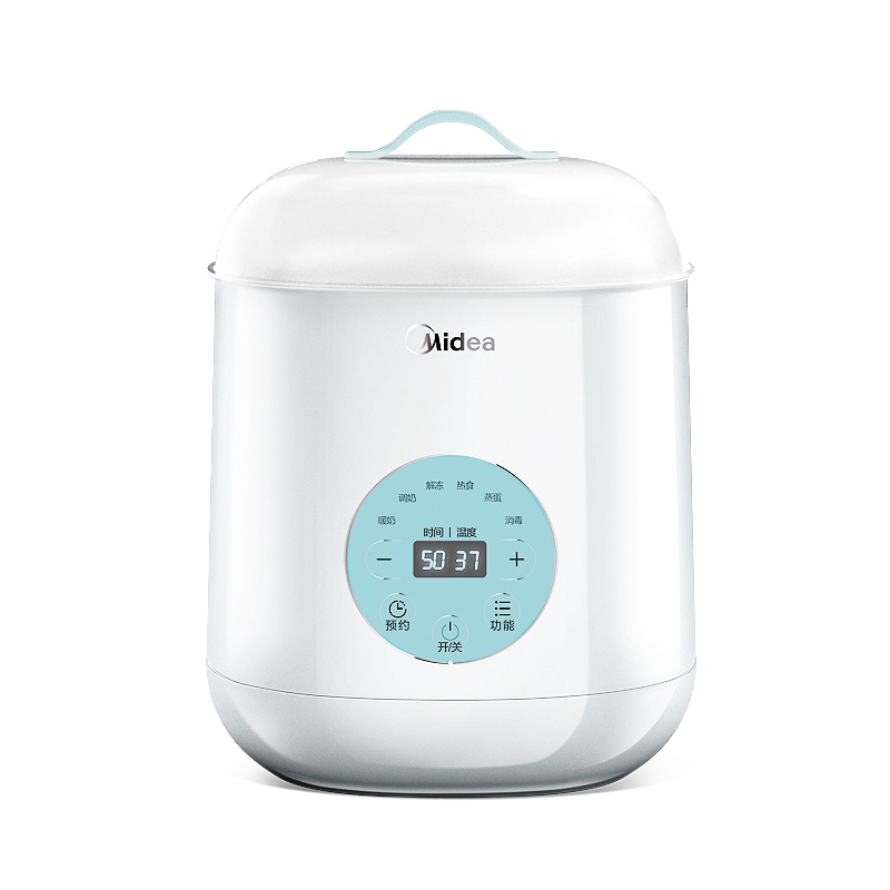 美的(Midea)双瓶暖奶器温奶器消毒器二合一智能恒温婴儿多功能奶瓶热奶器、暖奶、消毒、蒸煮MI-MYNEasy202