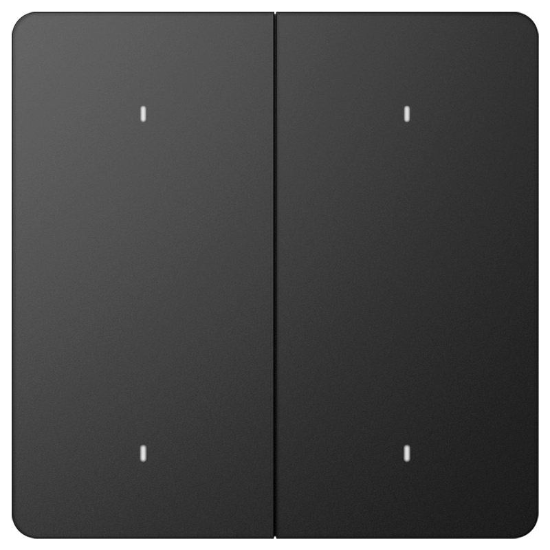 know 如影智能 智能开关 远程遥控开关 情景自动开关 情景智能开关 全屋智能家居 零火四键黑色 LP15B