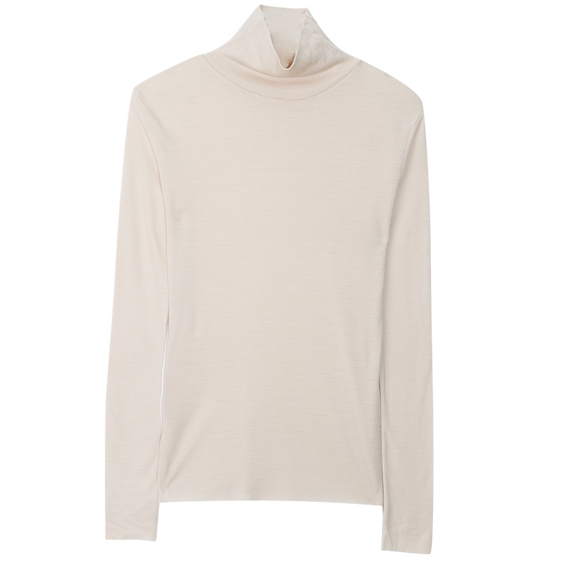 金菊秋冬新款毛衣高领薄款修身打底羊毛衫女