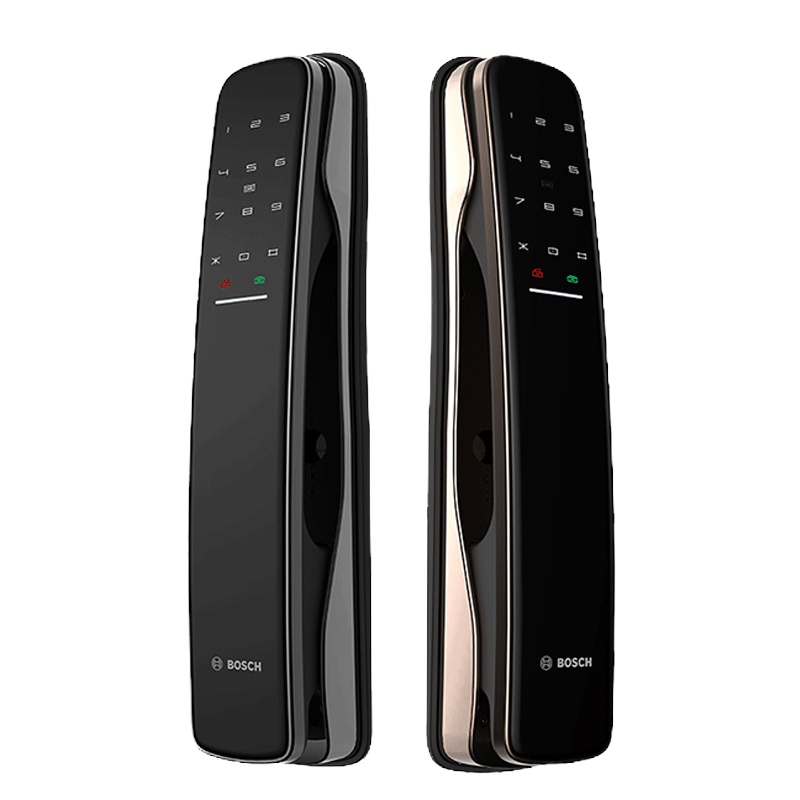 [博世官方旗舰店]博世指纹锁EL800A琥珀金智能锁电子锁智能家居家用防盗密码磁卡锁