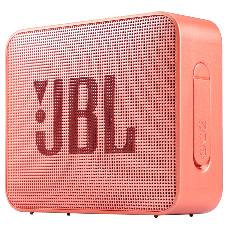 JBL GO2 音乐金砖二代 蓝牙音箱 低音炮 户外便携音响 迷你小音箱 可免提通话 防水设计糖果粉