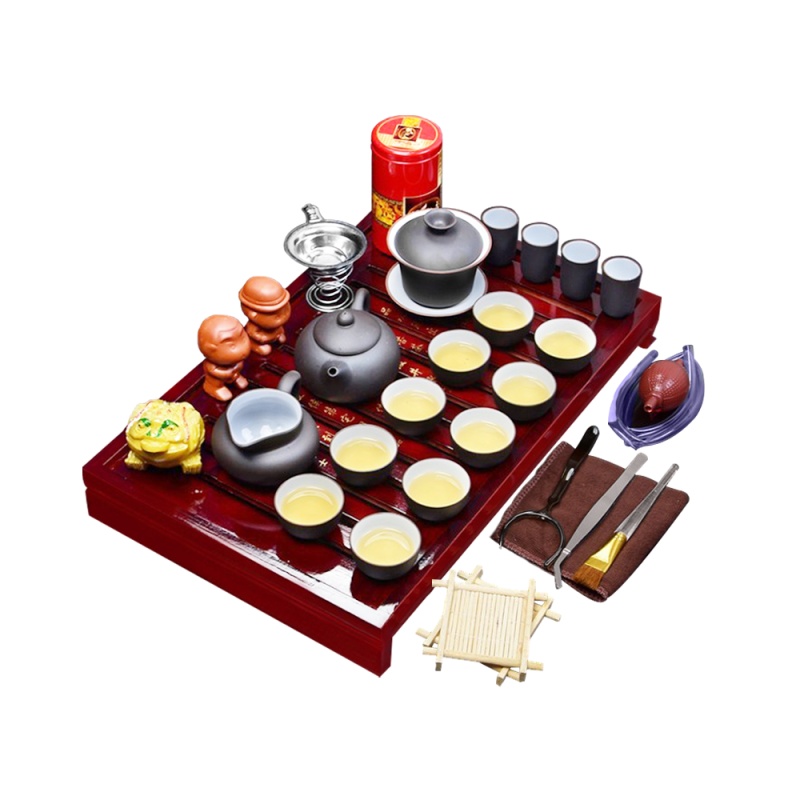 苏宁极物 淘奔瓷 汝窑茶具 普通茶盘