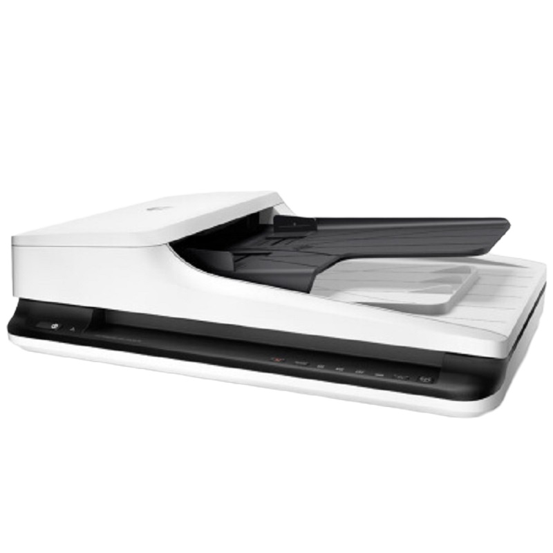 惠普(HP)2500f1(20页/分钟)双面高清平板式高速溃纸式扫描仪