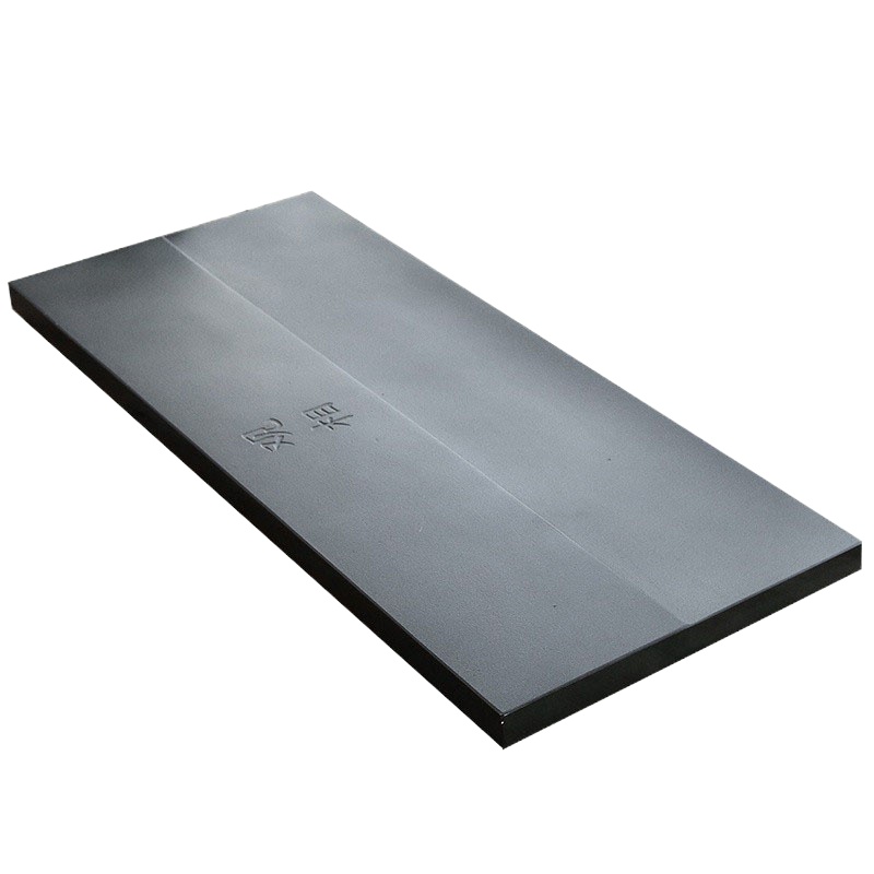 企购优品 乌金石茶盘天然整块长方形中式套装家用简约排水功夫黑金茶盘石头100*50*3茶具