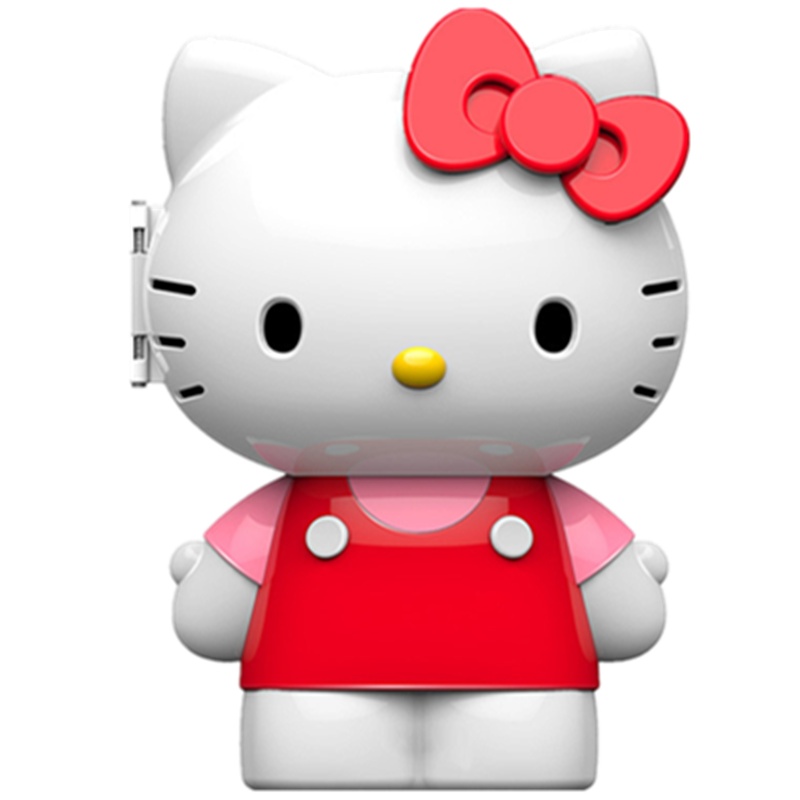 正版凯猫Hellokitty摩天轮拼插积木旋转木马 女孩过家家玩具(HKM002 动感火车)