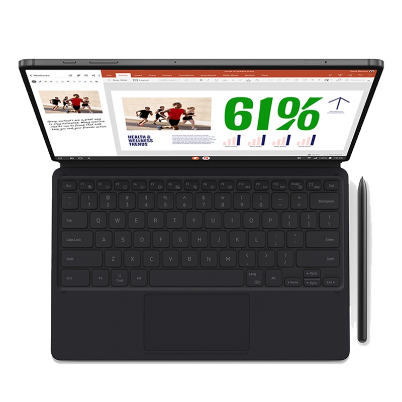 三星(SAMSUNG)平板电脑Galaxy Tab S7+ 12.4英寸高清大屏追剧影音游戏娱乐阅读移动轻薄商务办公本网课学习机8G+256G wifi版 曜岩黑[键盘套装版]