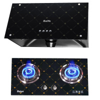 百野(Baiye)大吸力中式油烟机灶具套装立体环吸 烟机灶具套装CXW-200-Z06+JZT-QB30