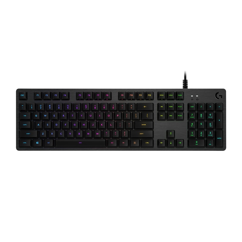 罗技(Logitech)G512有线机械键盘 游戏机械键盘 RGB背光机械键盘 吃鸡键盘 T轴 类茶轴 英雄联盟