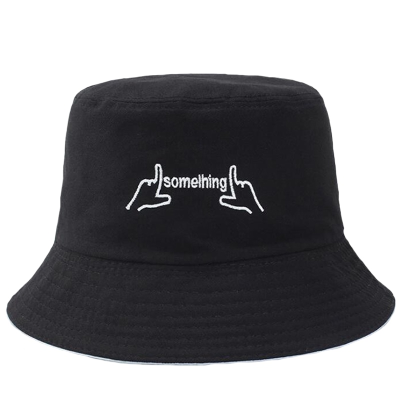 蒙斯朗瑞渔夫帽子男春夏季韩版双面遮阳帽女情侣户外通用防晒学生嘻哈盆帽潮休闲百搭