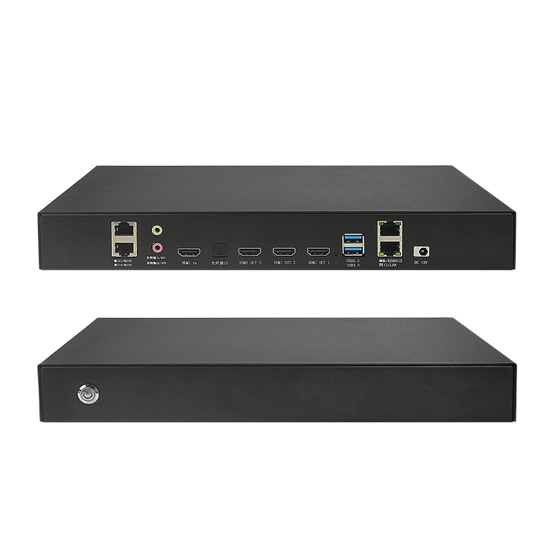 信特安XTA003-YRN 三通道纯硬件投影仪融合器多屏拼接控制边缘处理器软件弧形环幕4K