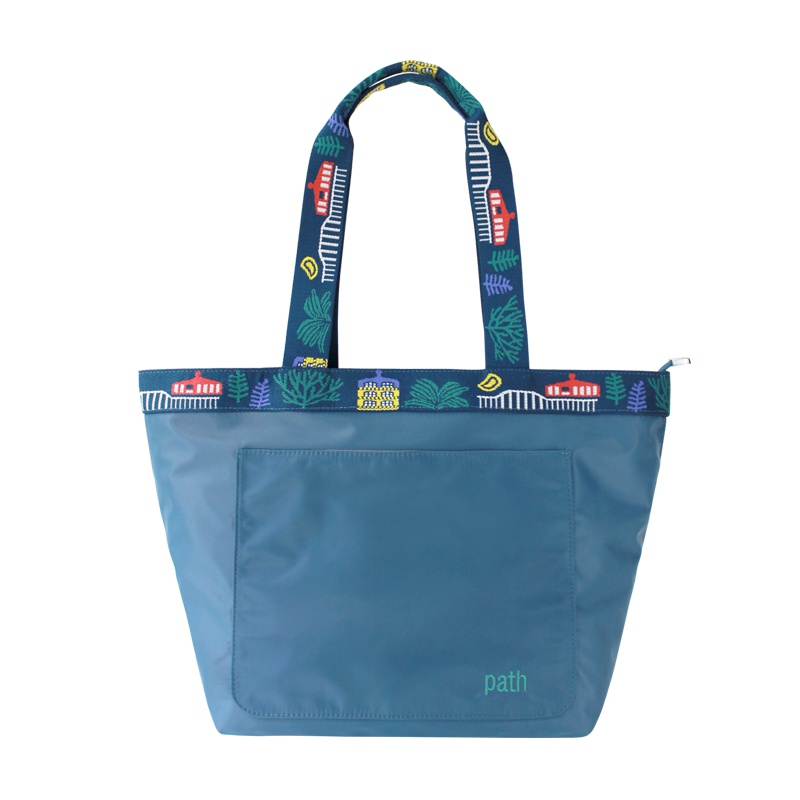 花间公主Path大女包2021春季新原创单肩包女清新文艺尼龙牛津休闲女包