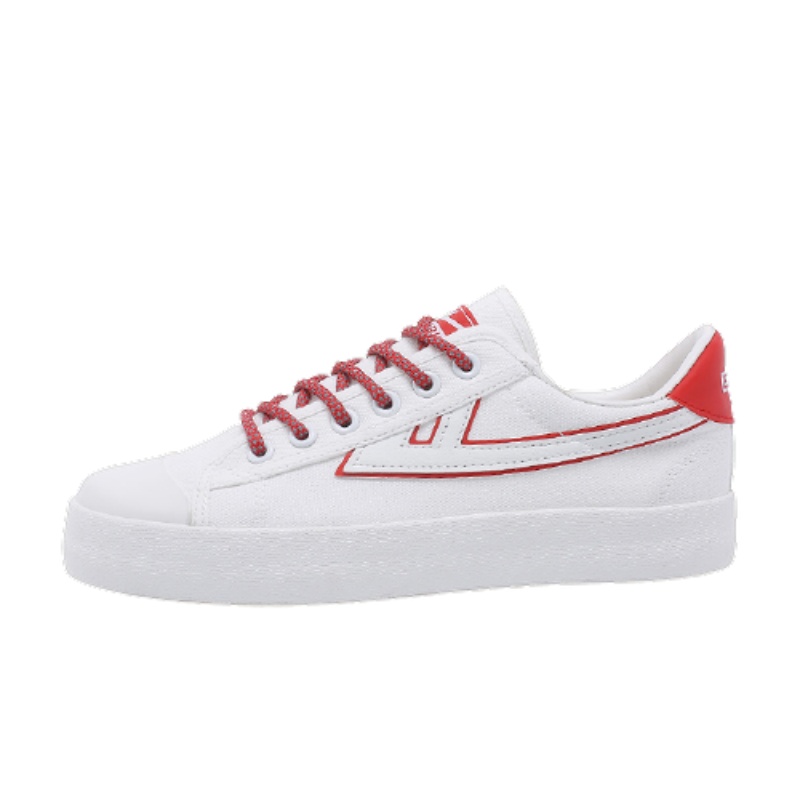 回力(Warrior)低帮舒适透气拼色帆布鞋男女款