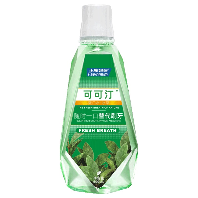 小鹿妈妈(FAWN MUM)漱口水清新口气劲爽口感薄荷味500ml