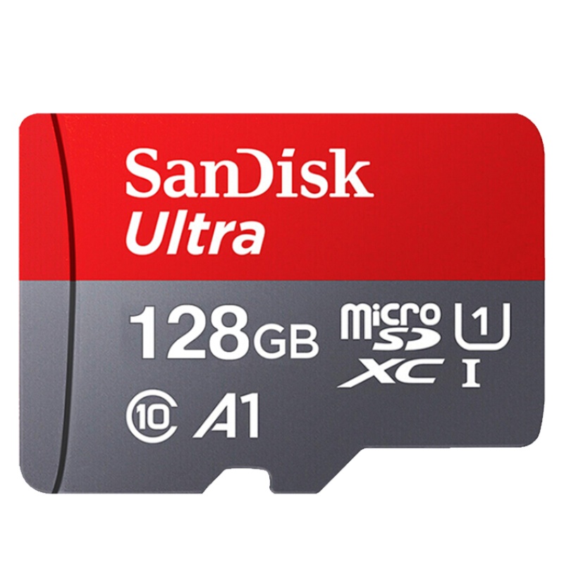 闪迪(SanDisk)U1 C10 A1 TF存储卡(128GB 至尊高速移动版内存卡 读速100MB/s)