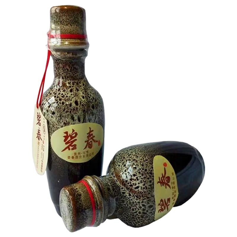 贵州毕节碧春酒业50度酱香型白酒小酒版16年陈酿纯粮食原浆老酒坤沙酒特价100ml*2瓶。