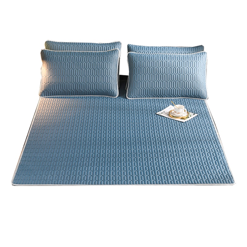 北极绒/Bejirog乳胶凉席三件套天丝空调软席子1.5冰丝1.8m床水洗夏季