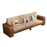 景山百岁 沙发 实木沙发组合 转角沙发 储物沙发 木加布沙发 现代中式沙发 客厅沙发 木质沙发 多功能沙发 02A