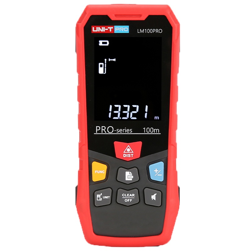 优利德 (UNI-T) LM100 PRO 激光测距仪手持式电子尺红外线测距尺量房仪测量仪 反显屏 100米