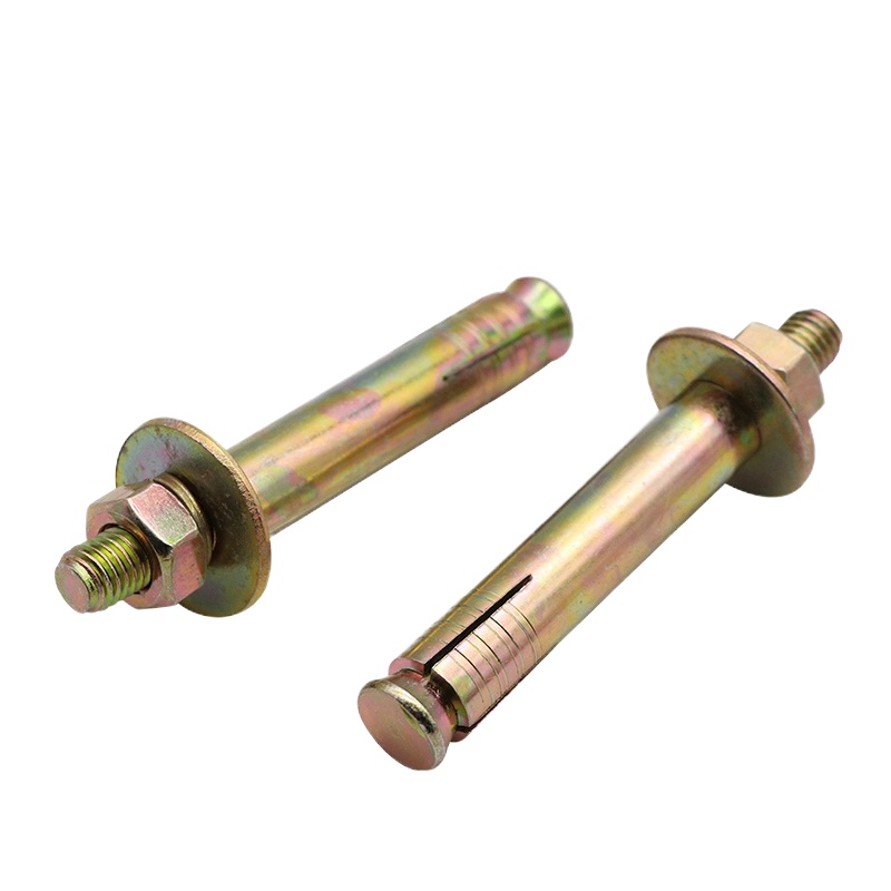 国标镀彩锌电梯膨胀螺丝M8M12重型壁虎高强度加厚电梯胀栓M16 10*120 20个/份(份)