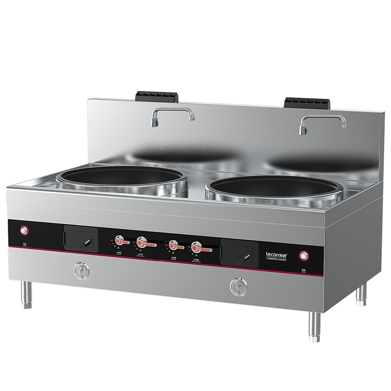 乐创(lecon) 煤气灶大锅灶燃气双头 120型直径1200 天然/液化气 酒店厨房企业工程款 LC-J-SD48