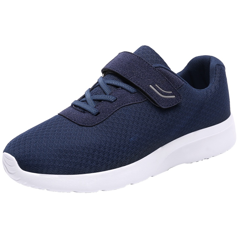 哈苏男士运动休闲鞋中老年运动健步鞋软底舒适运动鞋子情侣款透气网布鞋爸爸鞋HSA08