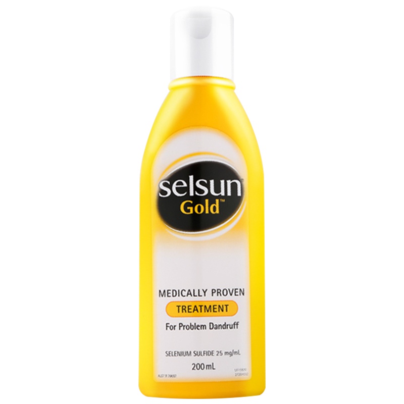 Selsun Gold系列潇洒去屑(加强)止痒洗发水抑制头痒控油缓解头癣200ml 通用所有人群各种发质