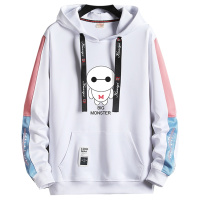 狮臣SHICHEN 2023年新款秋季男士卫衣运动韩版潮百搭男装休闲连帽套头外衣男时尚百搭运动卫衣男装