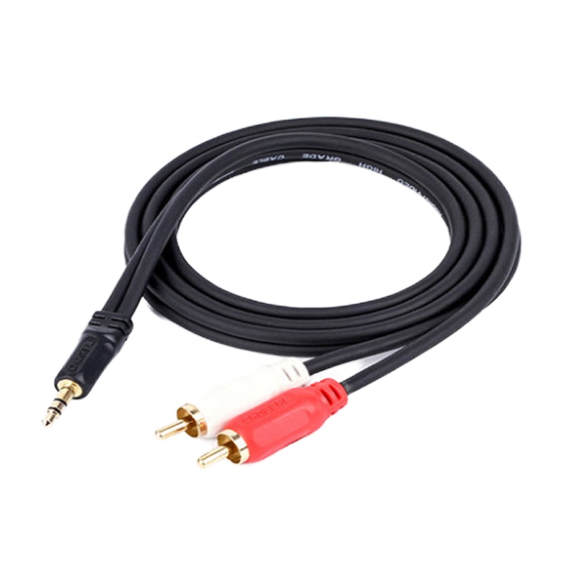 欧隆 音频线一分二手机电脑耳机音箱音响连接转换线