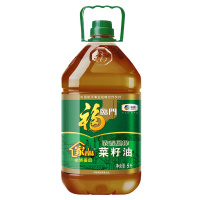 福临门 食用油 非转基因 家香味浓香压榨菜籽油 5L