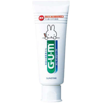儿童护理Ora2 皓乐齿SUNSTAR GUM儿童牙膏 70g水果味单支装