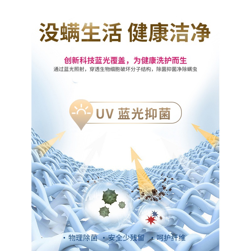 蓝色[蓝光抑菌+加厚机身] 双筒洗衣机小型全半自动双桶甩干家用迷你婴儿童洗脱一体双缸