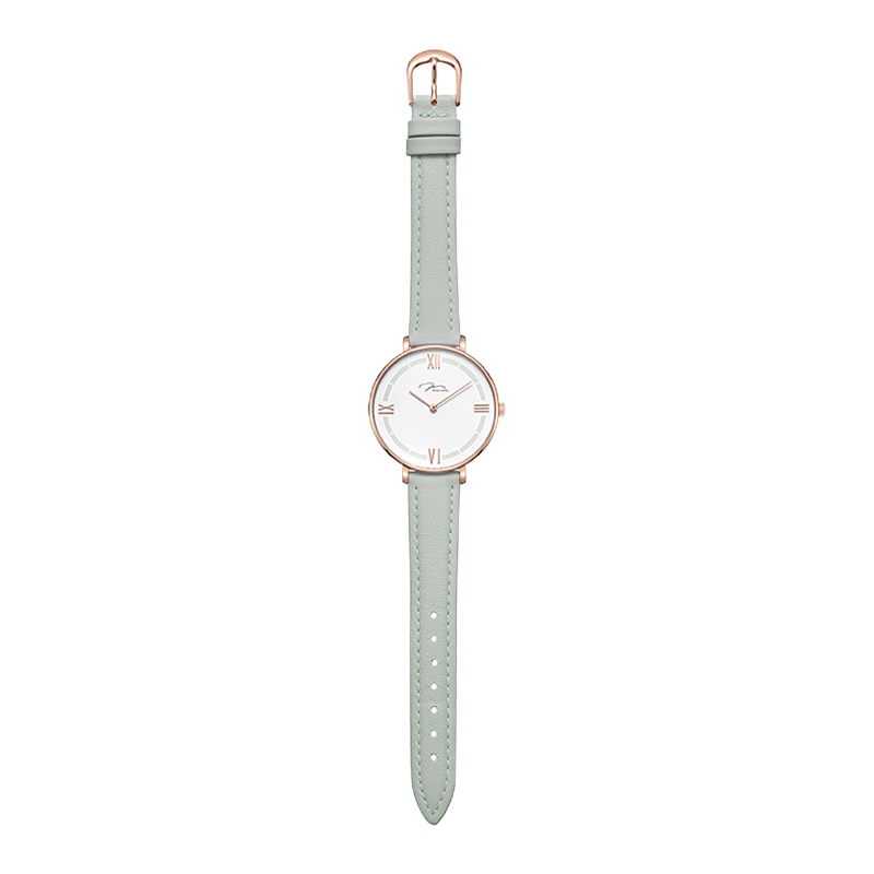 唯路时 My Queen罗马条钉镶嵌轻薄石英女表X01856-Q3PPWLH