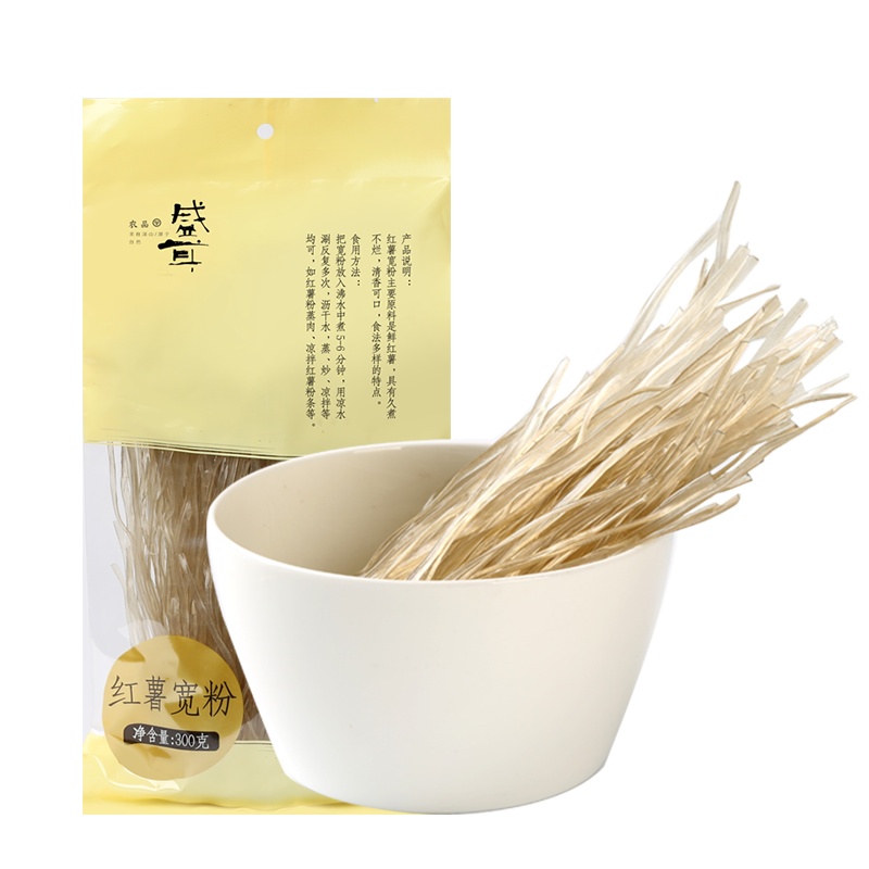 盛耳 红薯宽粉300g/袋 粉丝粉条易熟耐煮口感Q弹