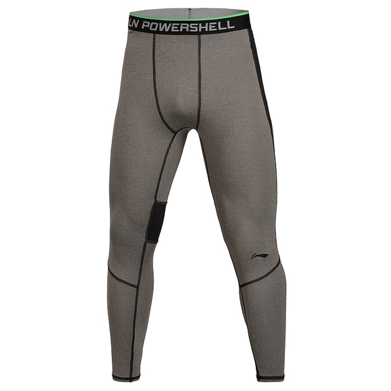 李宁LI-NING2017年健身裤男春夏跑步透气紧身裤健身运动速干紧身衣裤