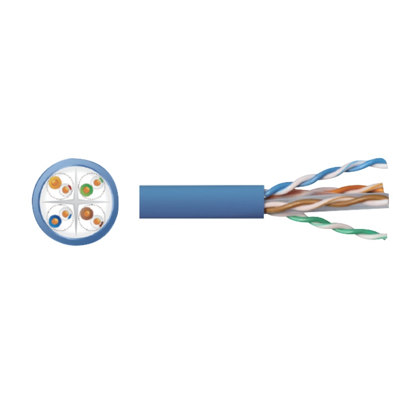 华三(H3C)GC- CC06UU23MBL305 六类非屏蔽 无氧铜芯 千兆网线 工程家装专用网线 蓝 305米