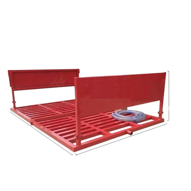 建筑工地洗车台承重100吨 单位：套