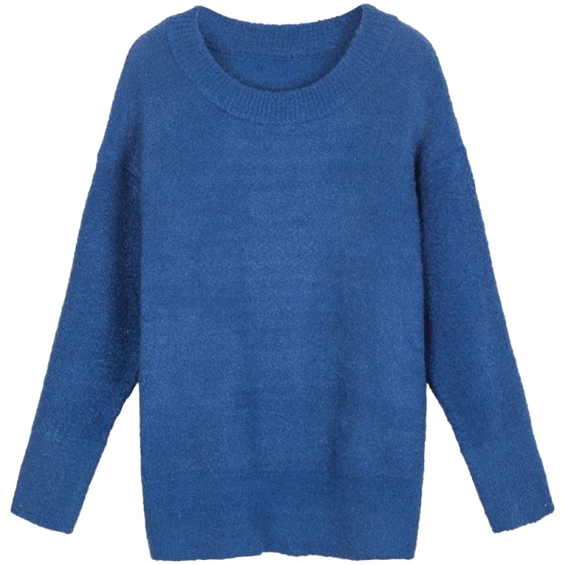 7M套头宽松毛衣秋冬装新款韩版亮色百搭上衣学生针织衫女72000336