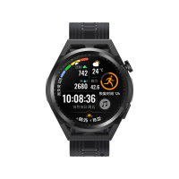 华为/HUAWEI WATCH GT Runner 星夜跑者 黑色硅胶表带 智能手表 专业跑表 运动手表 两周长续航 蓝牙通话 血氧检测 AI专业跑步教练 高精度动态心率