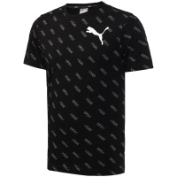 PUMA彪马男装运动服圆领LOGO短袖跑步健身T恤84504101