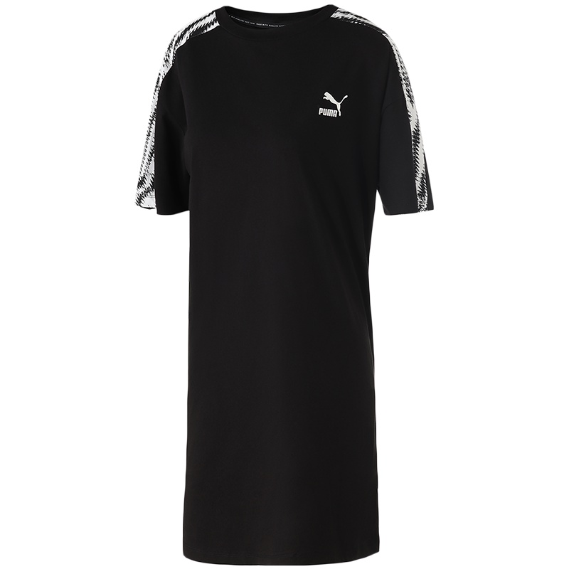 【自营】puma彪马女装跑步训练运动服LOGO圆领休闲连衣裙579637