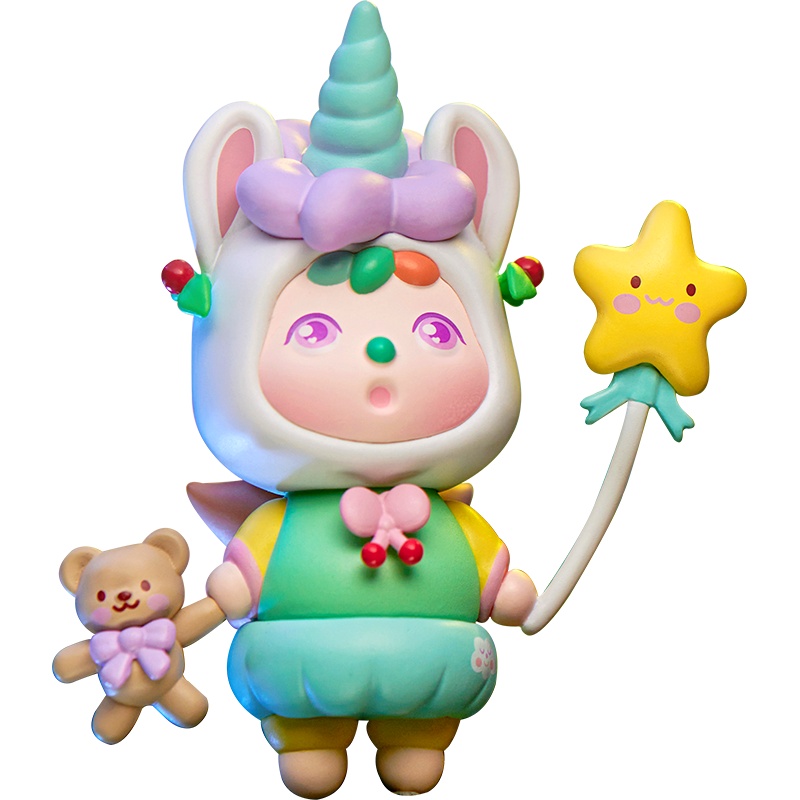 [艾派·创意坊 19八3]拉博尔森林精灵系列盲盒游戏道具 手办公仔娃娃摆件潮玩礼物 单个随机装