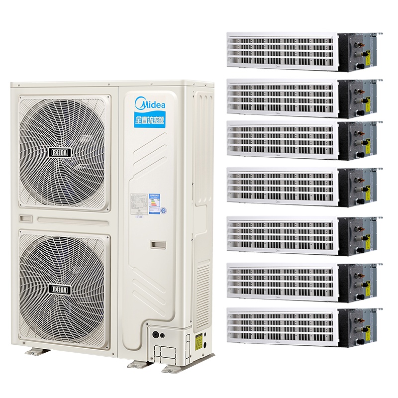 美的中央空调(Midea)智能家电8匹一拖多全直流变频多联机风管式小多联机厨房空调MDS-H224WS(E1)一拖七